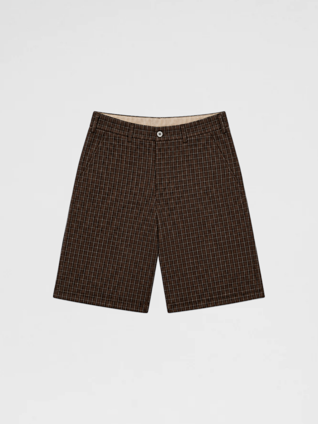 PLAID SHORT “BROWN”