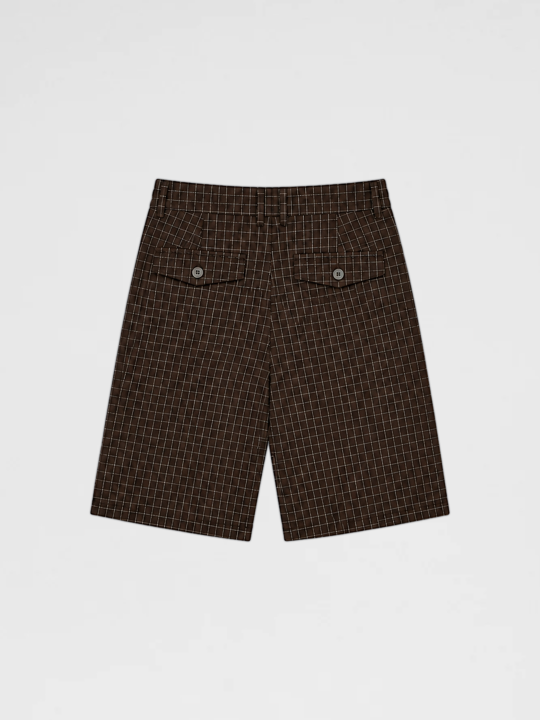 PLAID SHORT “BROWN”