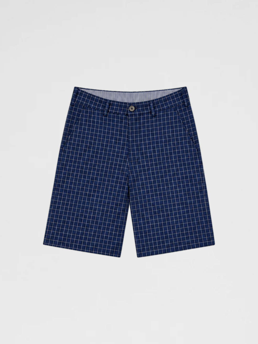 PLAID SHORT “NAVY BLUE”