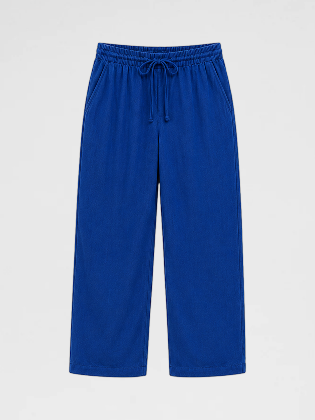 LINEN FATIQUE PANTS “BLUE”