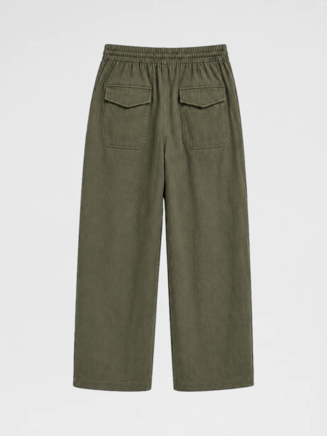 LINEN FATIQUE PANTS “OLIVE”