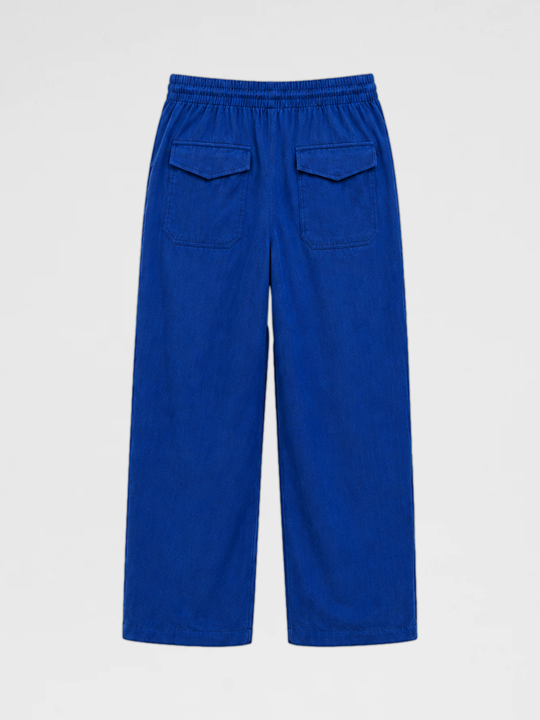 LINEN FATIQUE PANTS “BLUE”