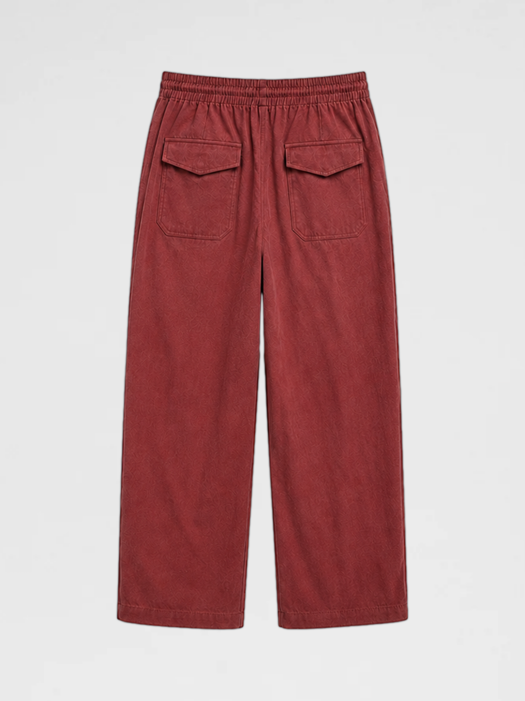 LINEN FATIQUE PANTS “RED”